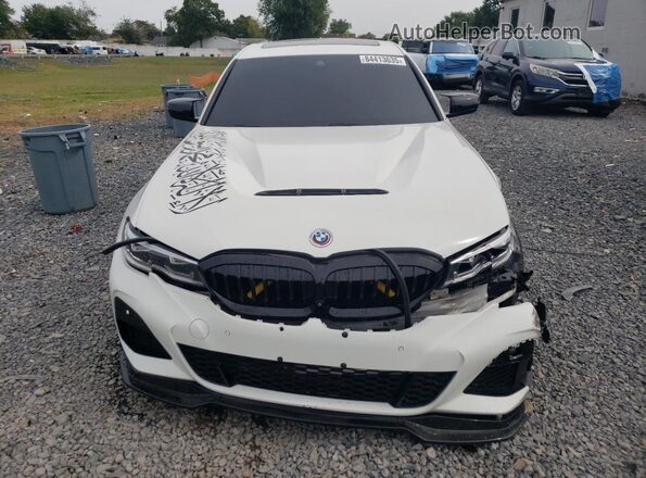 WBA5R7C0XLFH50488 2020 BMW 3 SERIES White Widok z przodu