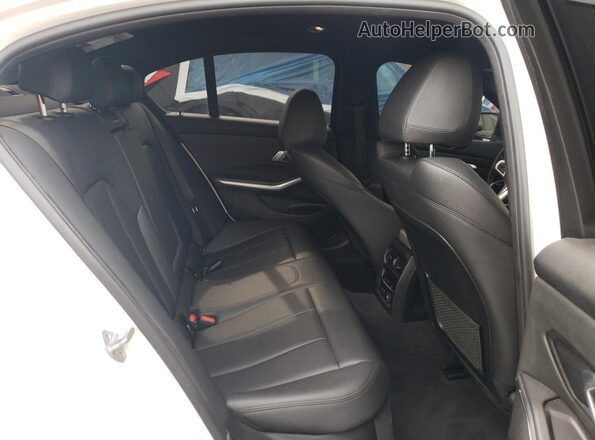 WBA5R7C0XLFH50488 2020 BMW 3 SERIES White Widok tylnych siedzeń