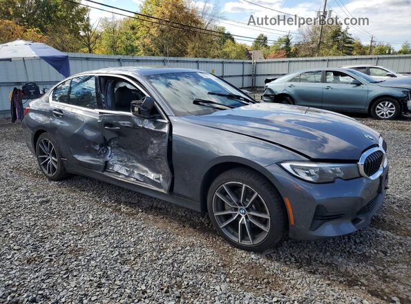 WBA5R7C52KAJ86419 2019 BMW 3 SERIES Gray Передня права чверть