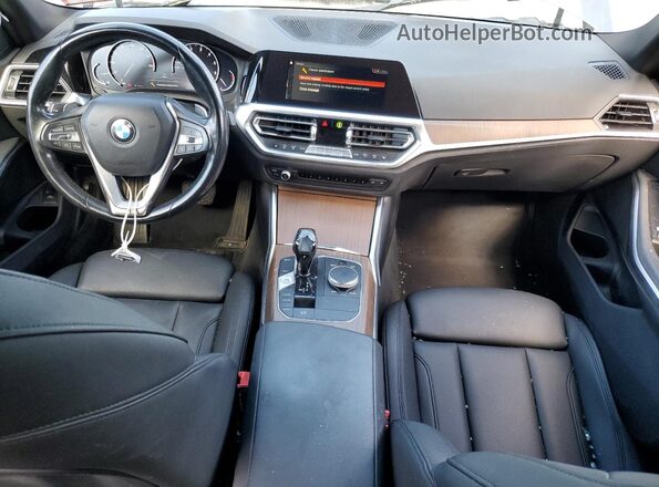 WBA5R7C52KAJ86419 2019 BMW 3 SERIES Gray Вид панелі приладів