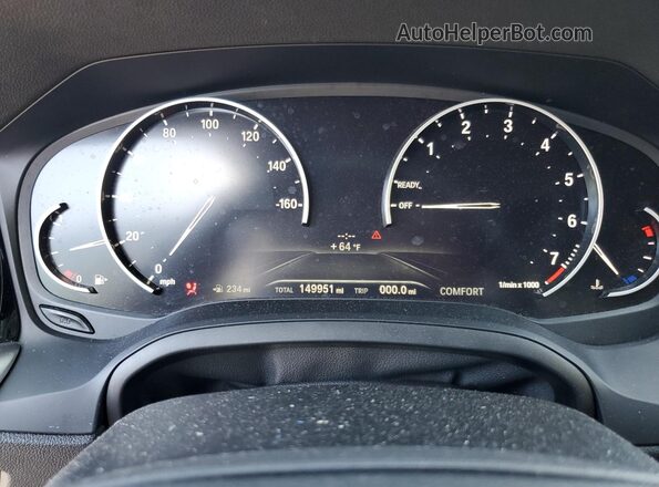 WBA5R7C52KAJ86419 2019 BMW 3 SERIES Gray Вид щитка приладів