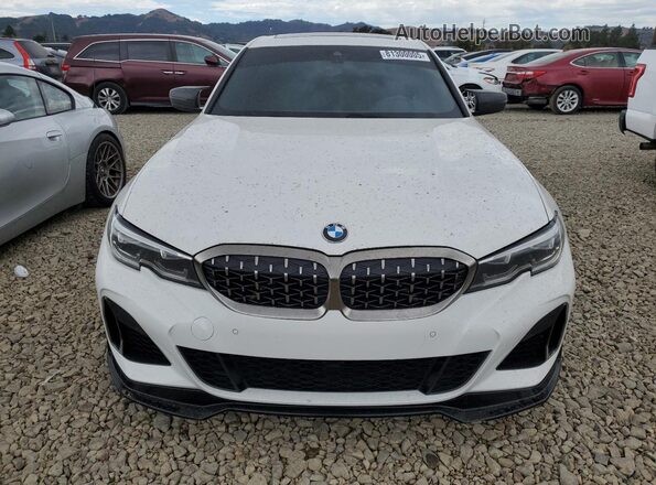 WBA5U7C02LA232271 2020 BMW M3 White Widok z przodu