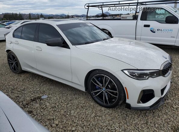 WBA5U7C02LA232271 2020 BMW M3 White Przód prawy