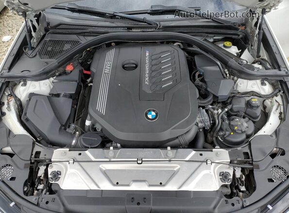 WBA5U7C02LA232271 2020 BMW M3 White Widok wnętrza z tyłu