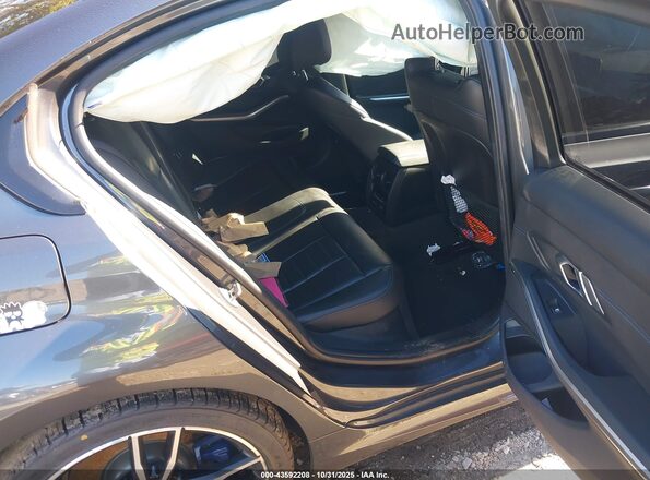 WBA5U7C03LFH34499 2020 BMW 3 SERIES Gray Vista de la etiqueta del VIN