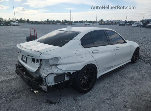 WBA5U7C04LA234698 2020 BMW M3 White Задня права чверть