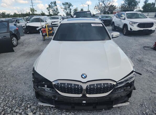 WBA5U7C04LA234698 2020 BMW M3 White Вид спереду