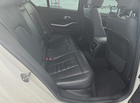 WBA5U7C04LA234698 2020 BMW M3 White Вид задніх сидінь