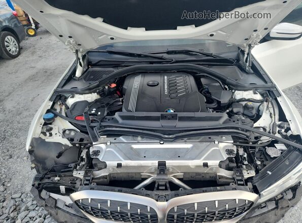 WBA5U7C04LA234698 2020 BMW M3 White Вид задньої частини салону