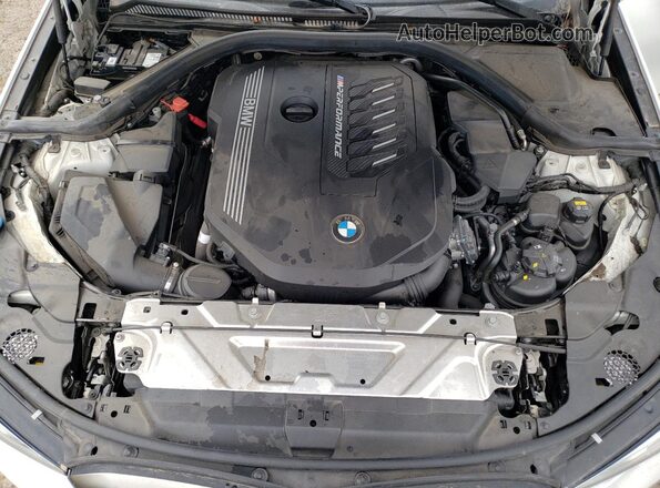 WBA5U7C07LFH55758 2020 BMW M3 White Rear interior view