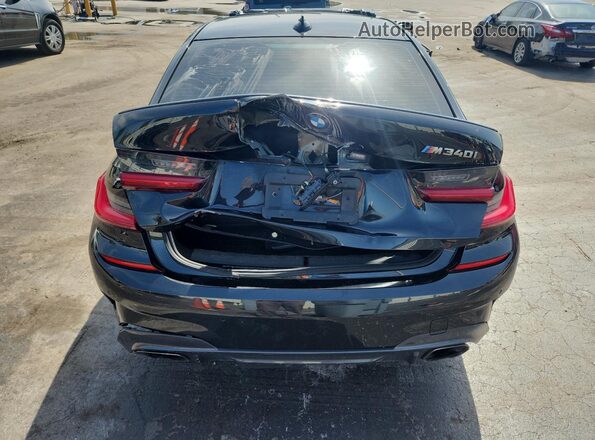 WBA5U7C09LFH62582 2020 BMW M3 Black Вид ззаду