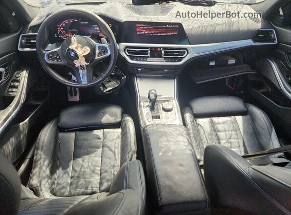 WBA5U7C09LFH62582 2020 BMW M3 Black Вид панелі приладів