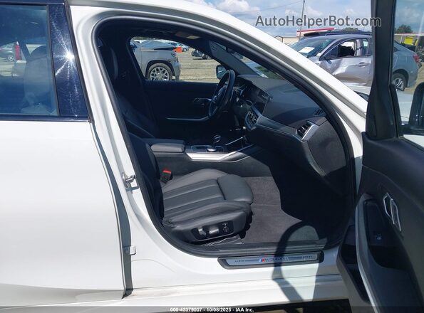 WBA5U7C0XLFH83098 2020 BMW 3 SERIES White Widok wnętrza z przodu