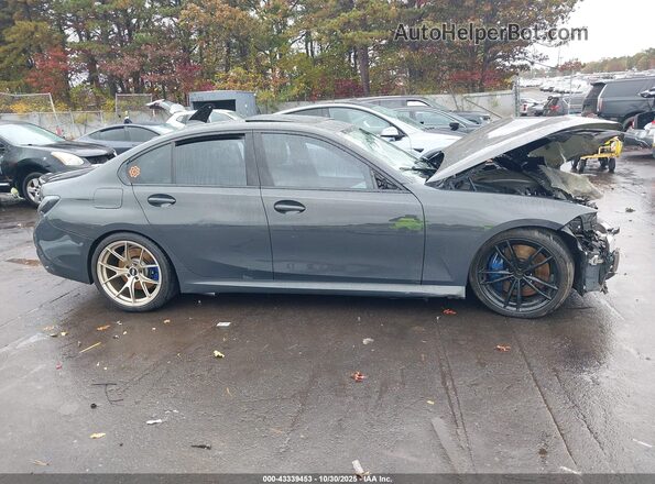 WBA5U9C04LA380577 2020 BMW 3 SERIES Gray Widok wnętrza 360 stopni