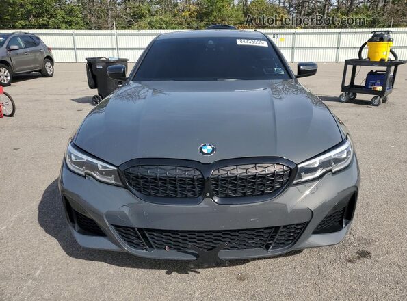 WBA5U9C04MFK84811 2021 BMW M3 Gray წინა ხედი