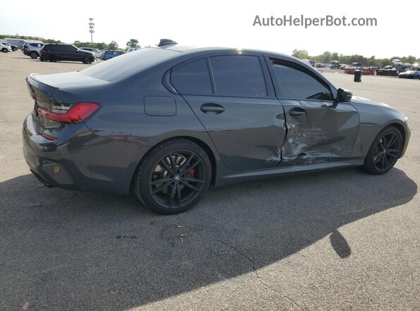 WBA5U9C04MFK84811 2021 BMW M3 Gray უკანა მარჯვენა