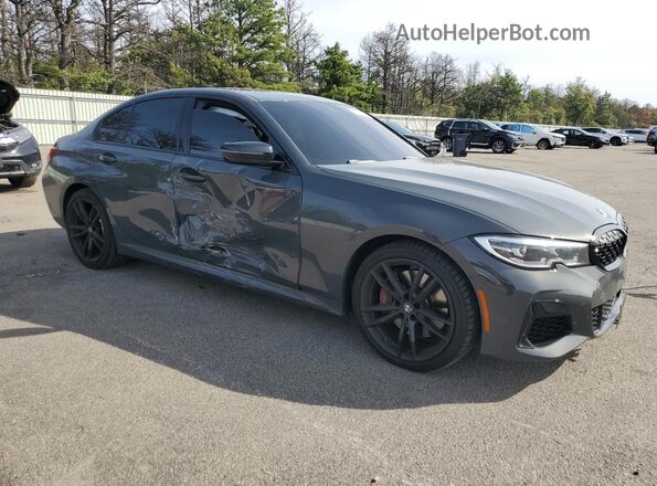 WBA5U9C04MFK84811 2021 BMW M3 Gray წინა მარჯვენა