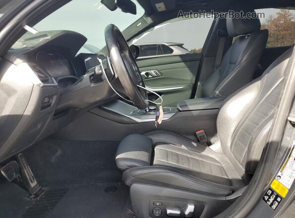 WBA5U9C04MFK84811 2021 BMW M3 Gray წინა სალონის ხედი