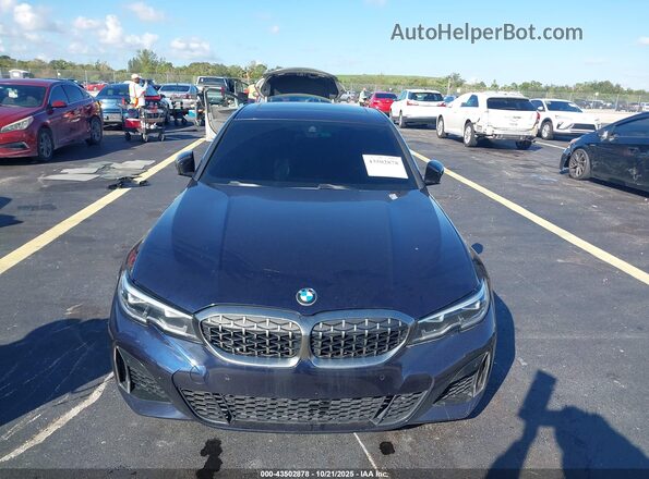 WBA5U9C05LFH42101 2020 BMW 3 SERIES Dark Blue Вид спереду
