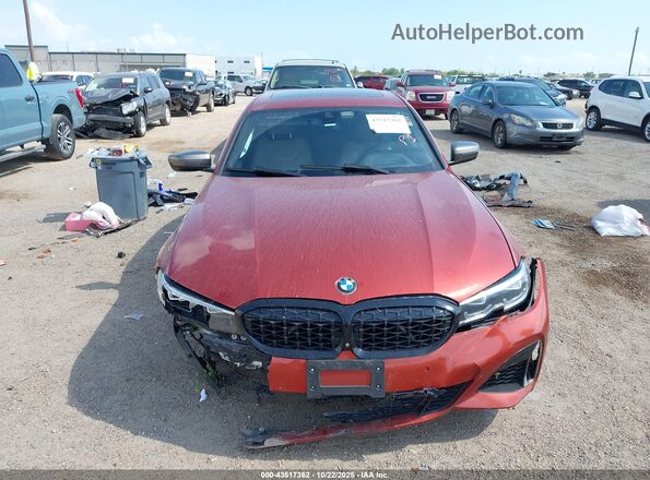 WBA5U9C05LFH92982 2020 BMW 3 SERIES Orange უკანა სალონის ხედი