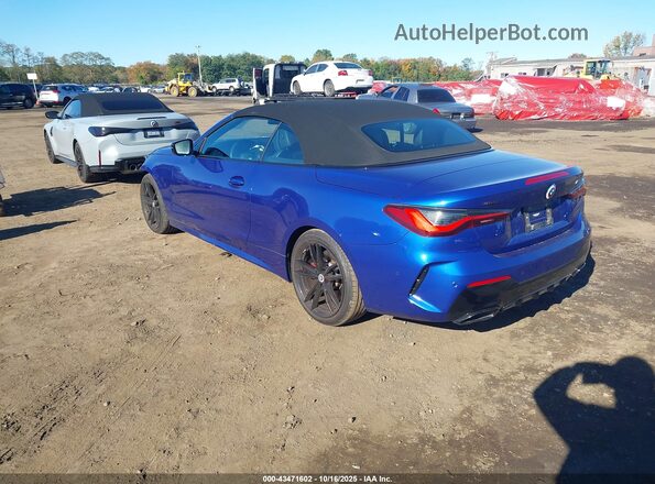 WBA63AT04PCL67881 2023 BMW M4 Dark Blue Задняя левая четверть
