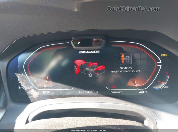 WBA63AT04PCL67881 2023 BMW M4 Dark Blue Вид задних сидений