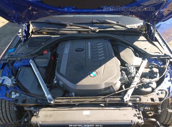 WBA63AT04PCL67881 2023 BMW M4 Dark Blue Вид сзади