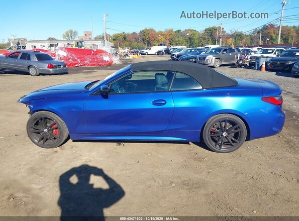 WBA63AT04PCL67881 2023 BMW M4 Dark Blue Панорамный вид салона 360°