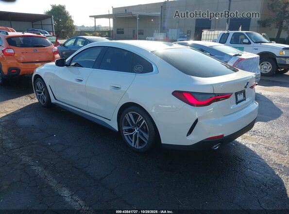 WBA63AV02NFM01762 2022 BMW 4 SERIES White Rear left