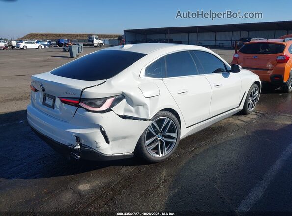 WBA63AV02NFM01762 2022 BMW 4 SERIES White Rear right