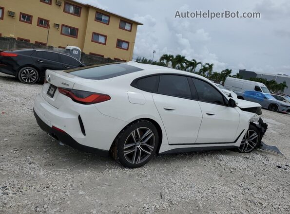 WBA63AV05NFL95584 2022 BMW 4 SERIES White Задня права чверть