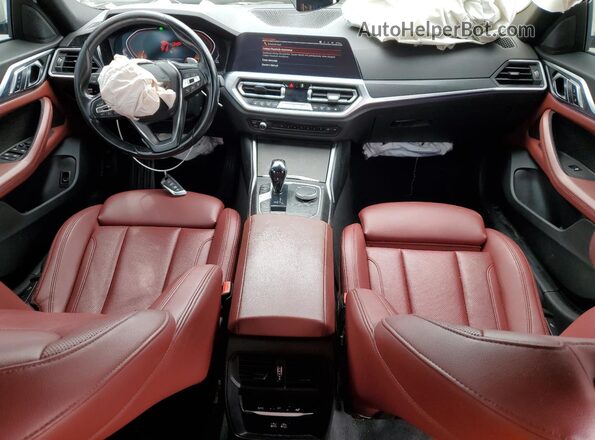 WBA63AV05NFL95584 2022 BMW 4 SERIES White Вид панелі приладів