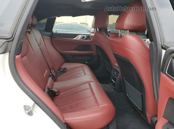 WBA63AV05NFL95584 2022 BMW 4 SERIES White Вид задніх сидінь