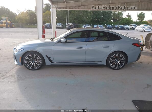 WBA63AV06NFM03305 2022 BMW 4 SERIES Gray Սալոնի 360 աստիճան տեսք