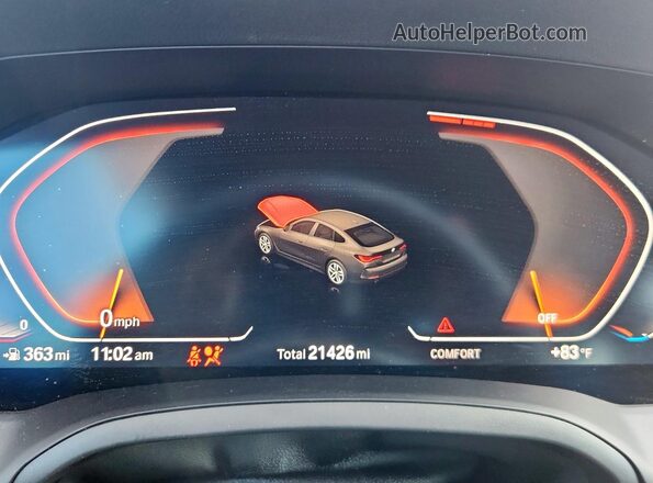 WBA63AV08PFP58012 2023 BMW 4 SERIES Orange ხელსაწყოთა პანელის ხედი