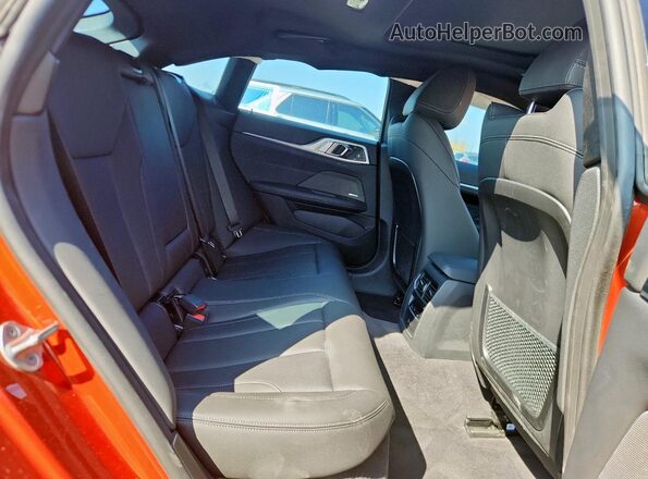 WBA63AV08PFP58012 2023 BMW 4 SERIES Orange უკანა სავარძლების ხედი