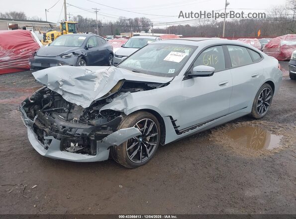 WBA63AV0XNFM77360 2022 BMW 4 SERIES Light Blue Առջևի ձախ երեք քառորդ տեսարան