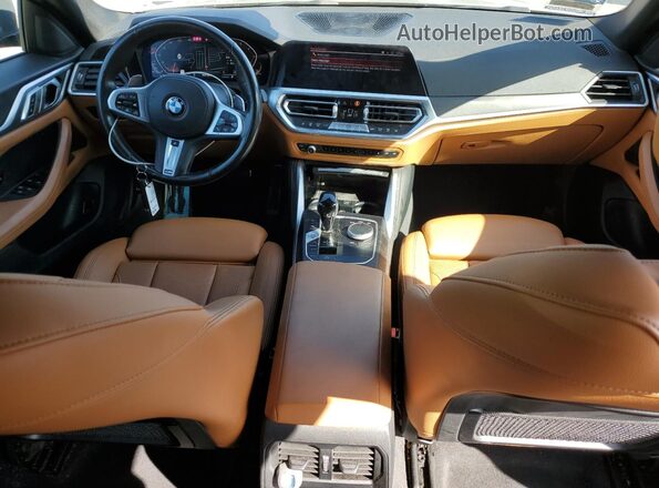 WBA63AV0XNFM94627 2022 BMW 4 SERIES Gray Dashboard view
