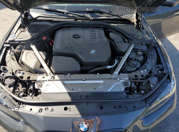 WBA63AV0XNFM94627 2022 BMW 4 SERIES Gray Engine compartment view