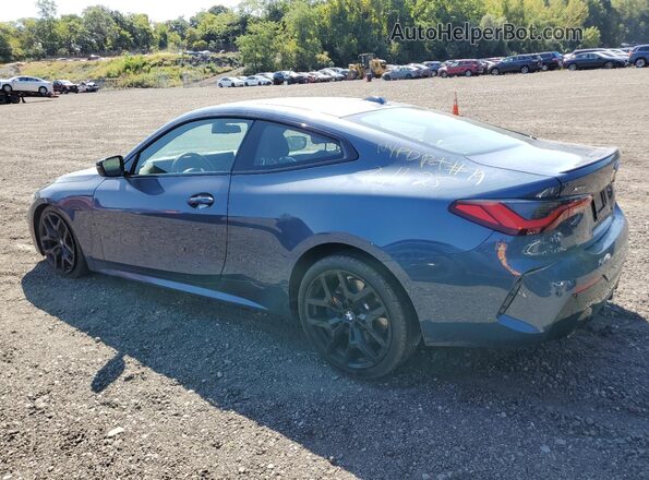WBA63DA06SCU03566 2025 BMW 4 SERIES Blue Задня ліва чверть