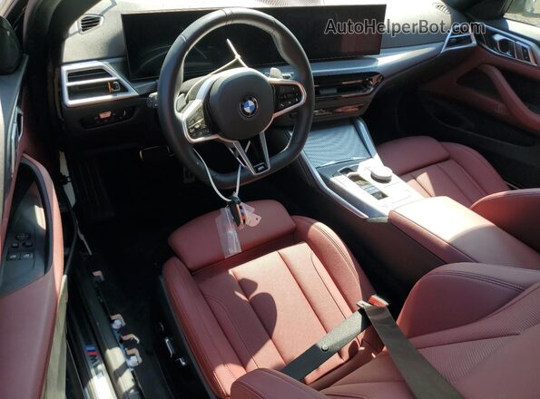 WBA63DA06SCU03566 2025 BMW 4 SERIES Blue Вид панелі приладів