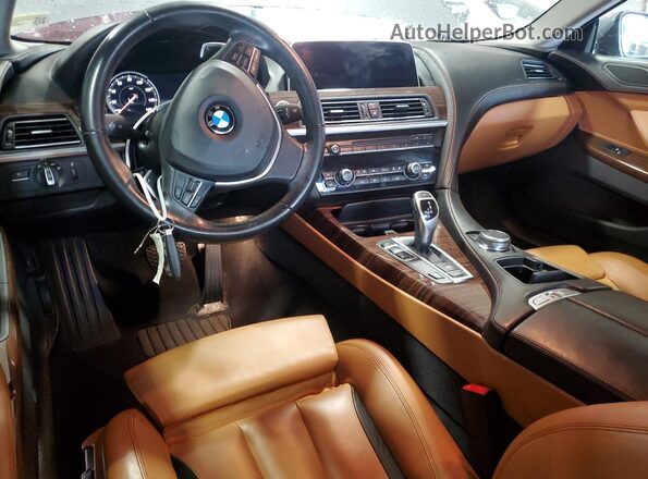 WBA6D0C56JG853014 2018 BMW 6 SERIES Gray Առջևի վահանակի տեսք