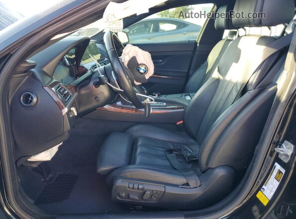WBA6D0C57KG853119 2019 BMW 6 SERIES Black Вид салону спереду