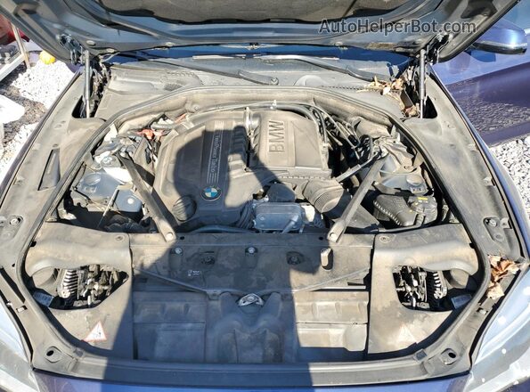 WBA6D0C58GG432436 2016 BMW 6 SERIES Синий Вид задней части салона