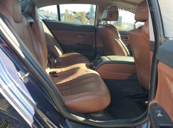 WBA6D0C58GG432436 2016 BMW 6 SERIES Синий Вид задних сидений