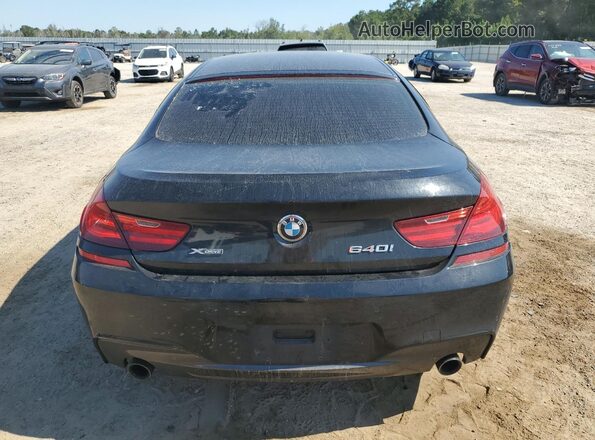 WBA6D2C54GGT66267 2016 BMW 6 SERIES Black უკანა ხედი