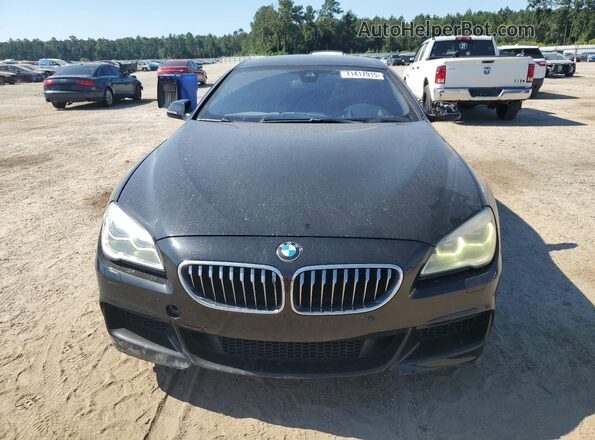 WBA6D2C54GGT66267 2016 BMW 6 SERIES Black წინა ხედი