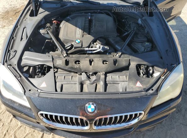 WBA6D2C54GGT66267 2016 BMW 6 SERIES Black უკანა სალონის ხედი