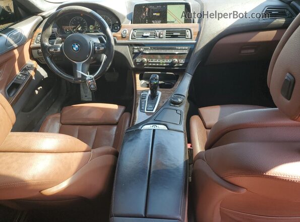 WBA6D2C54GGT66267 2016 BMW 6 SERIES Black წინა პანელის ხედი