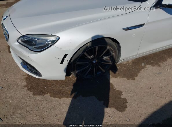 WBA6D4C50GD977359 2016 BMW 6 SERIES White წინა ხედი